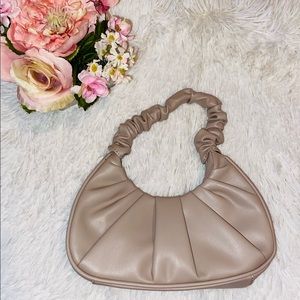 💛 Expressions NYC Trendy Minimalist Ruched Top Handle Bag